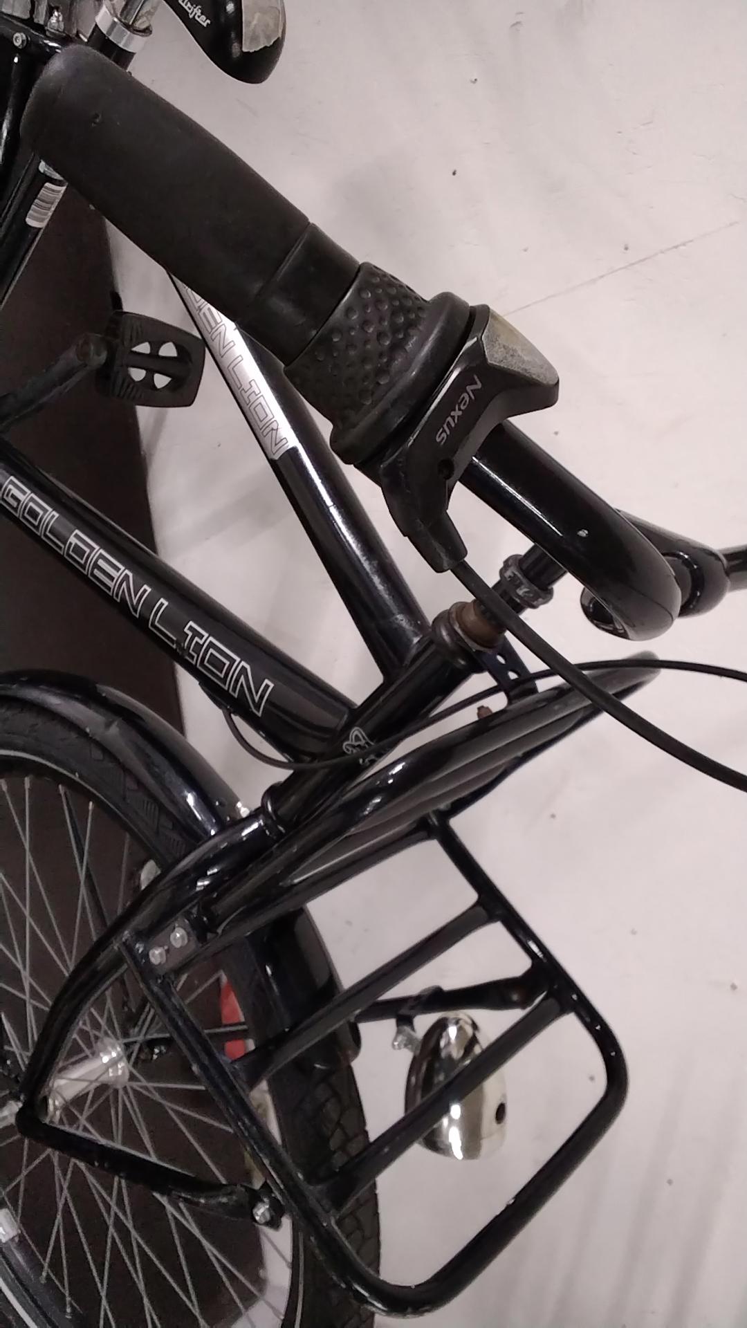 Fiets nr. 4141 Golden Lion Transport Jongensfiets kleur Zwart