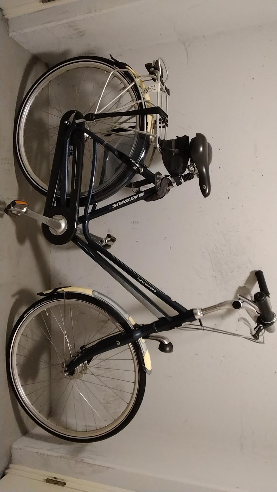 Fiets nr. 4051 Batavus Intermezzo Damesfiets kleur Blauw