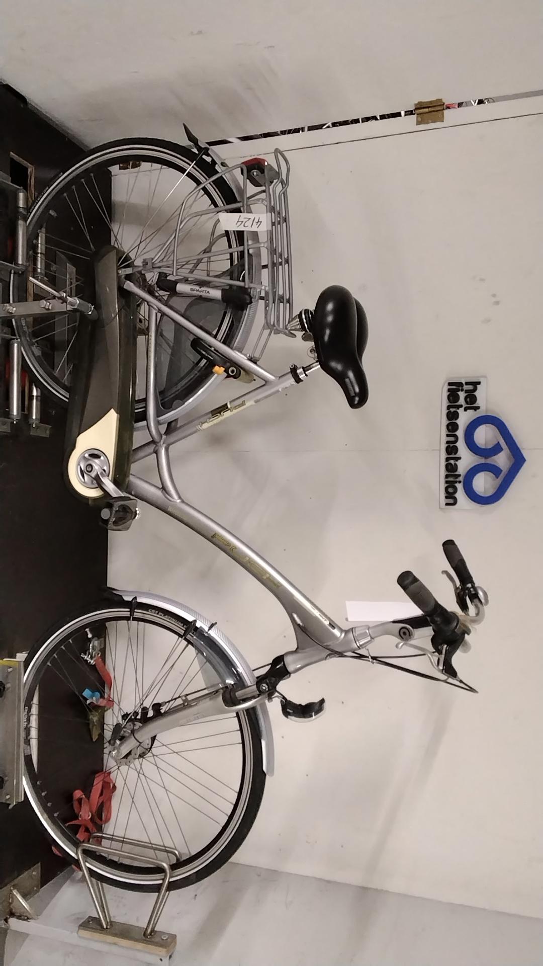 Fiets nr. 4124 Puch Excellent Damesfiets kleur Grijs