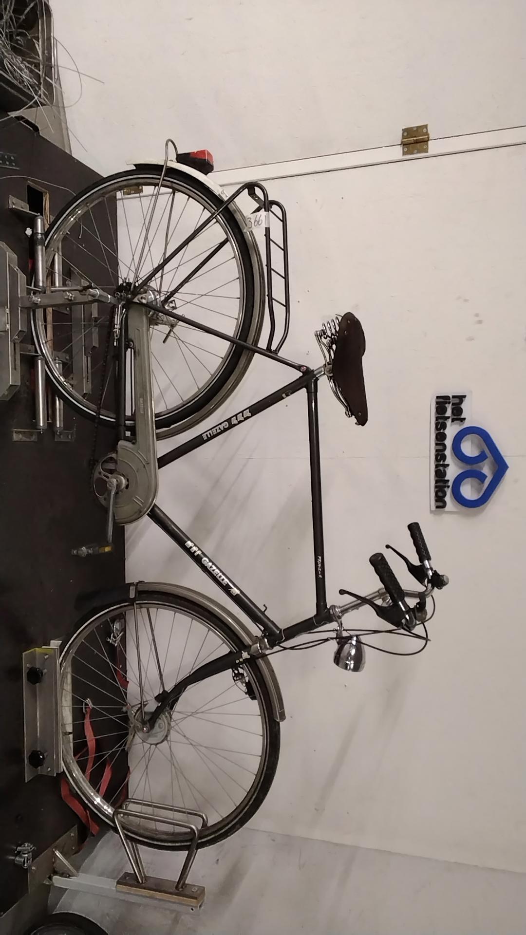 Fiets nr. 3661 Gazelle Primeur Herenfiets kleur Zwart