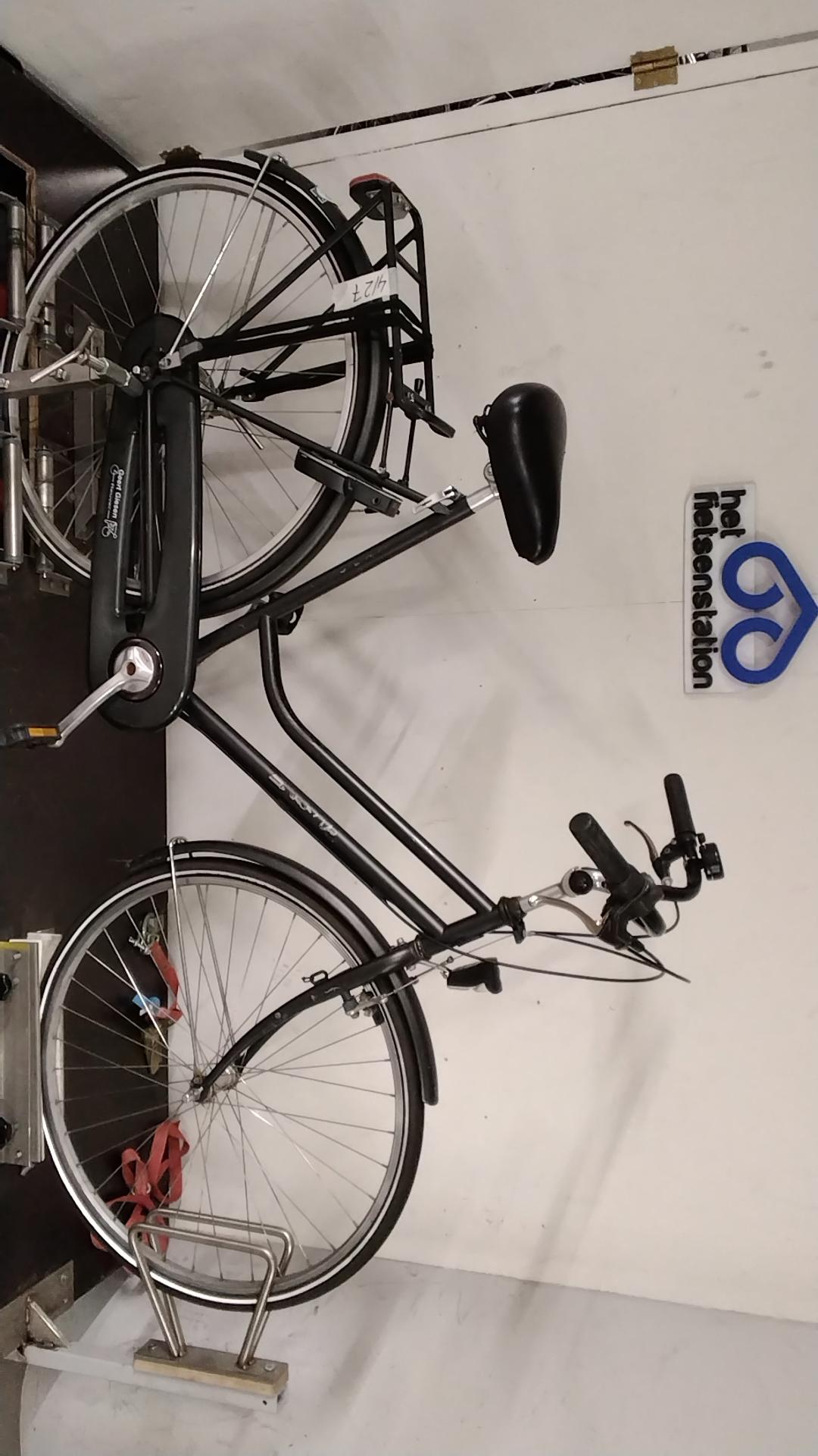 Fiets nr. 4127 Sparta Stadsfiets Damesfiets kleur Zwart