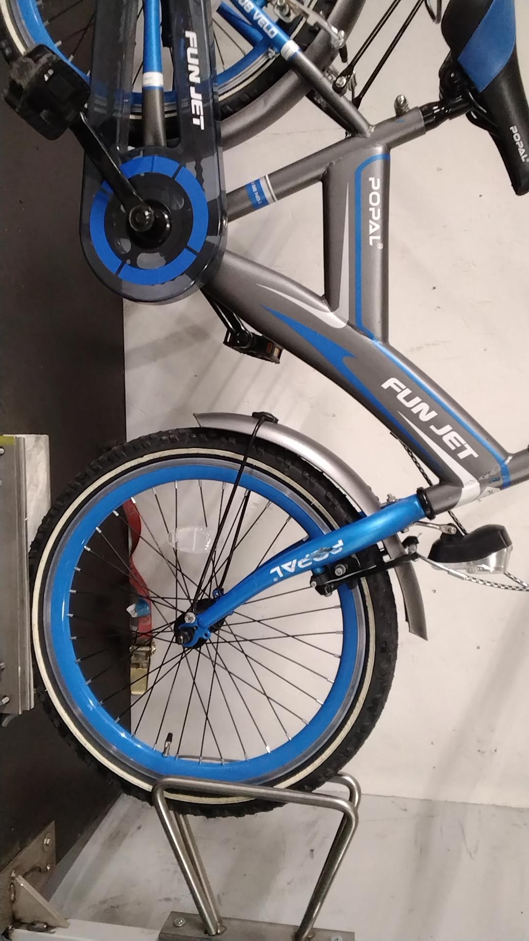 Fiets nr. 4148 Popal Funjet Kinderfiets kleur Grijs