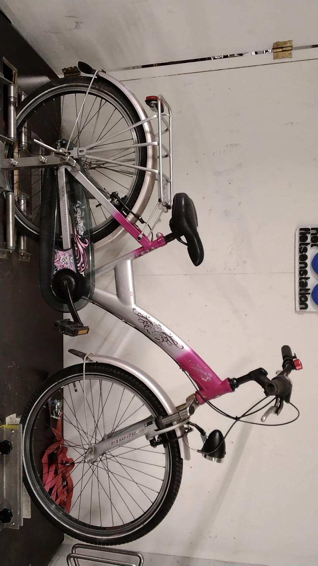 Fiets nr. 1018 Sparta Famous Kinderfiets kleur Grijs