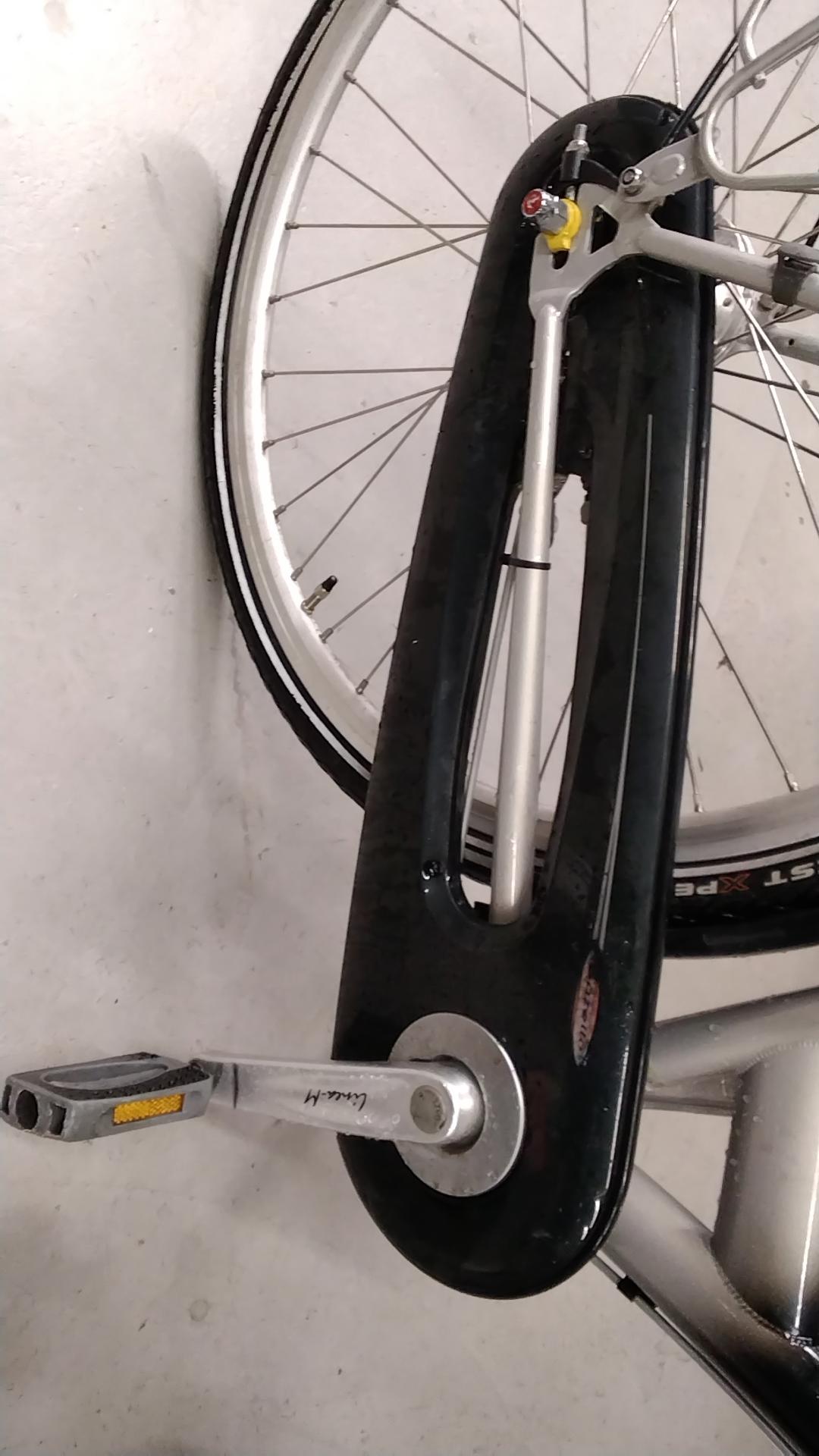 Fiets nr. 3794 Gazelle Grenoble Damesfiets kleur Grijs