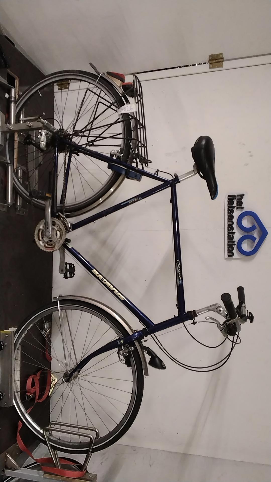 Fiets nr. 3826 Batavus Cheyenne Herenfiets kleur Blauw