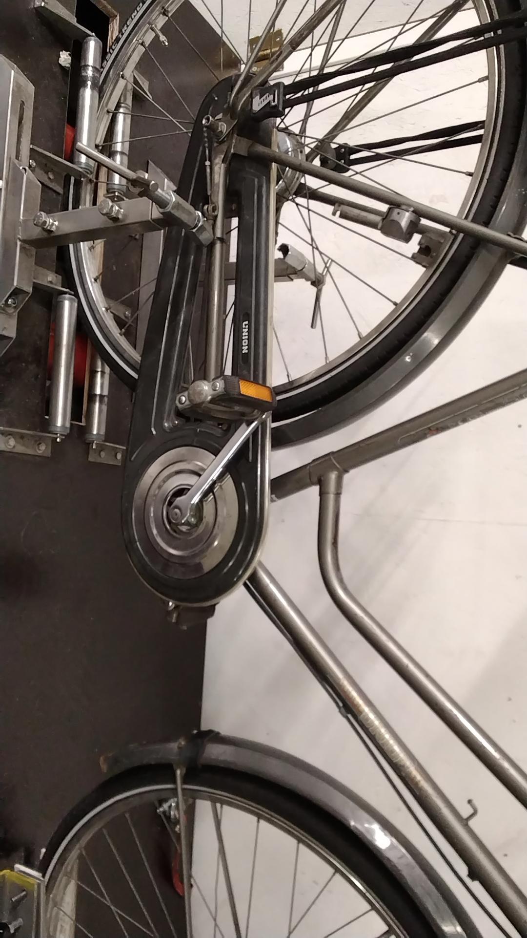 Fiets nr. 3941 Union Extra Damesfiets kleur Grijs