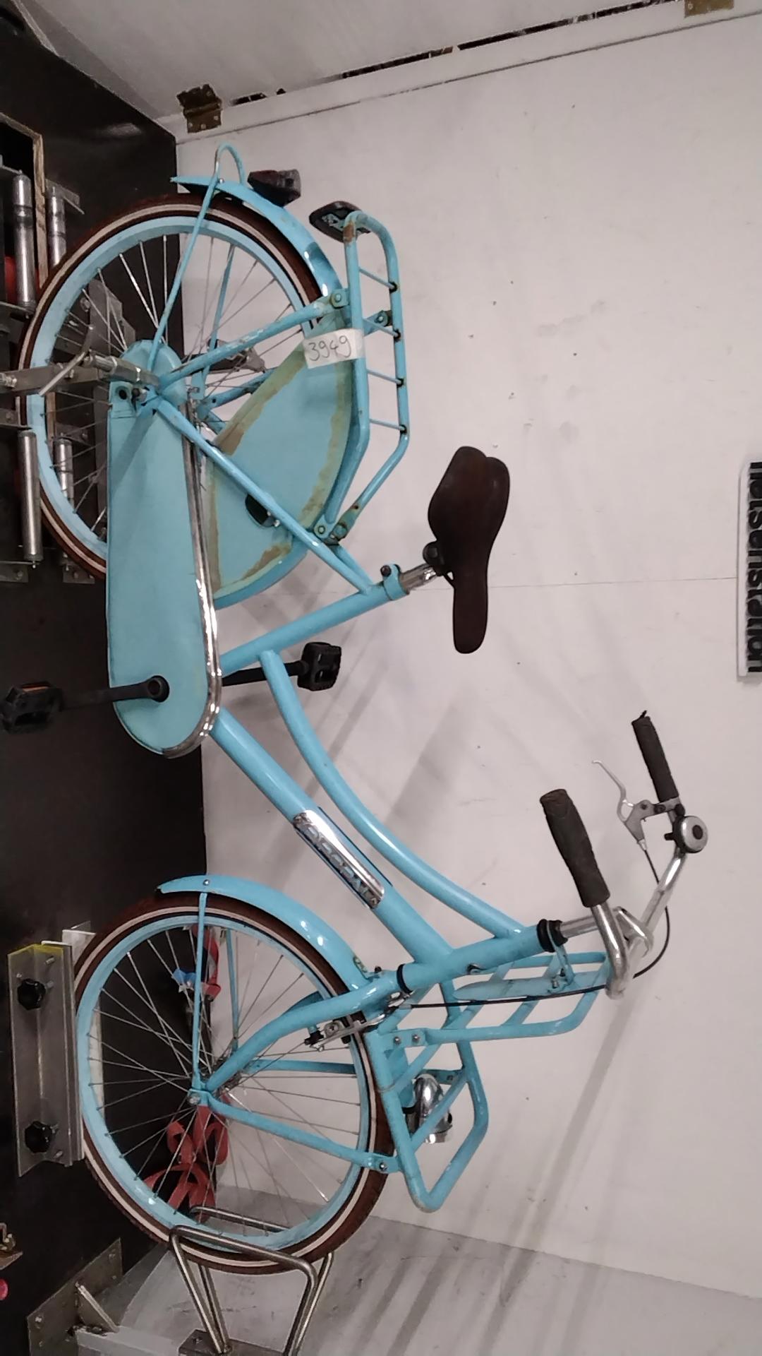 Fiets nr. 3949 Popal Transport Meisjesfiets kleur Blauw