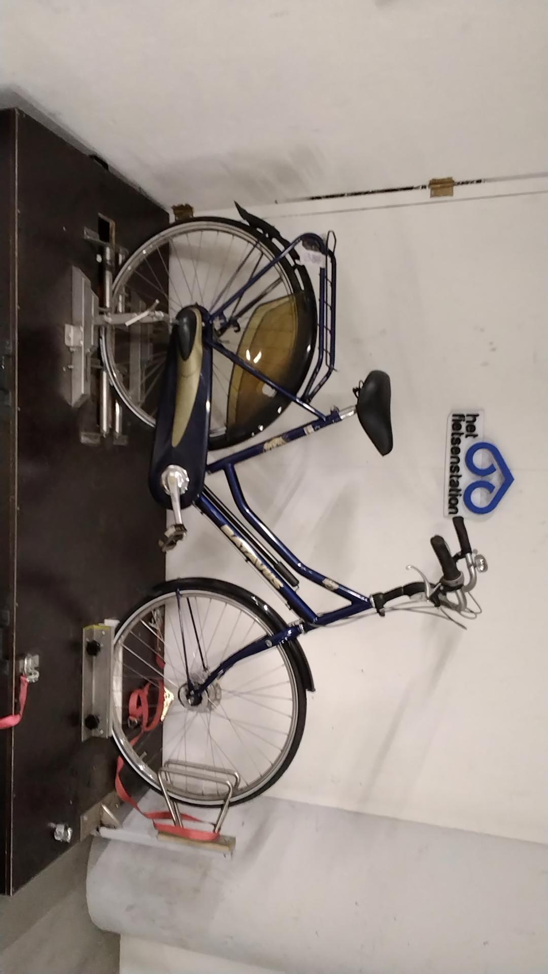Fiets nr. 3818 Batavus Live Damesfiets kleur Blauw