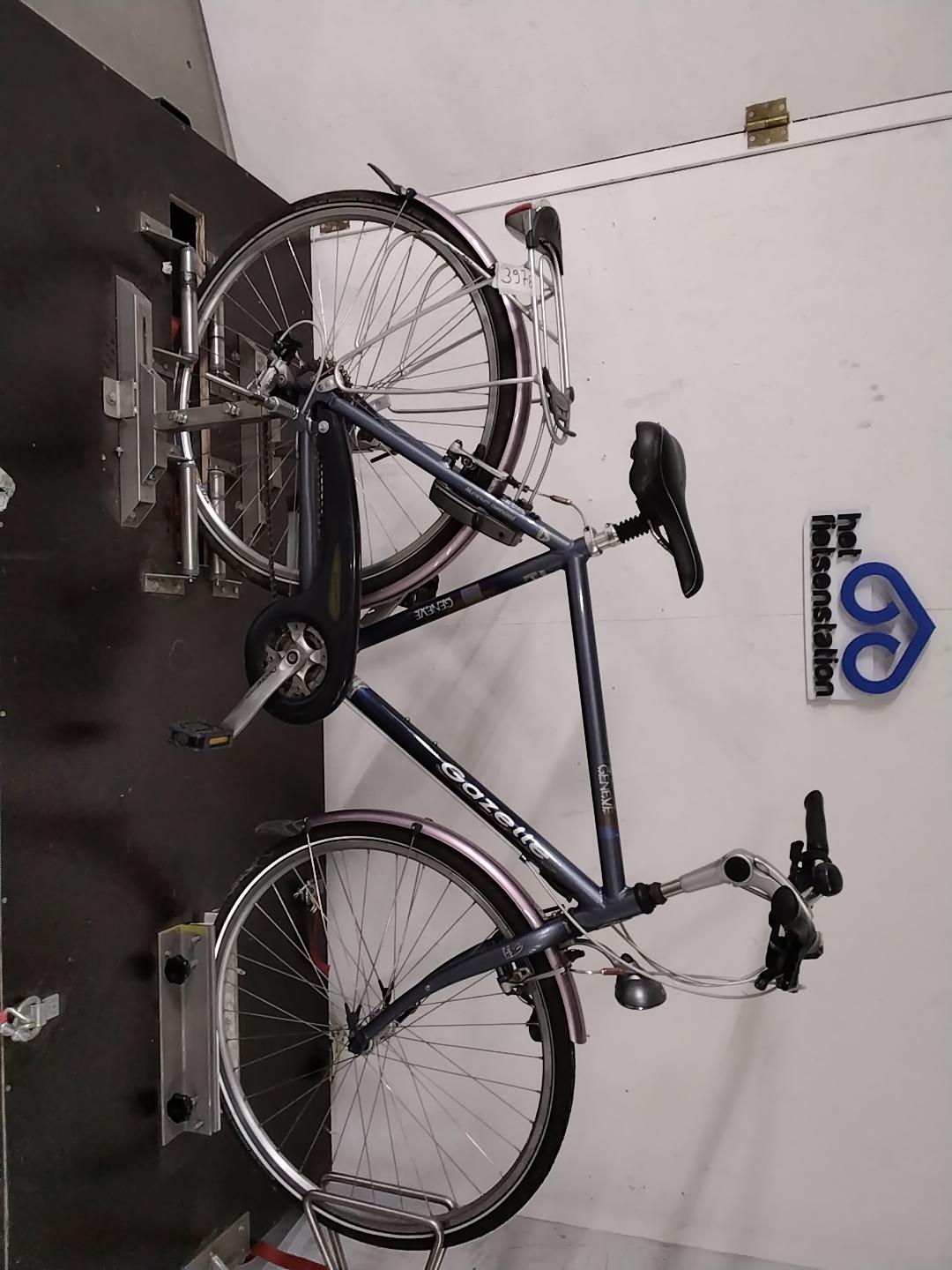 Fiets nr. 3978 Gazelle Geneve Herenfiets kleur Blauw