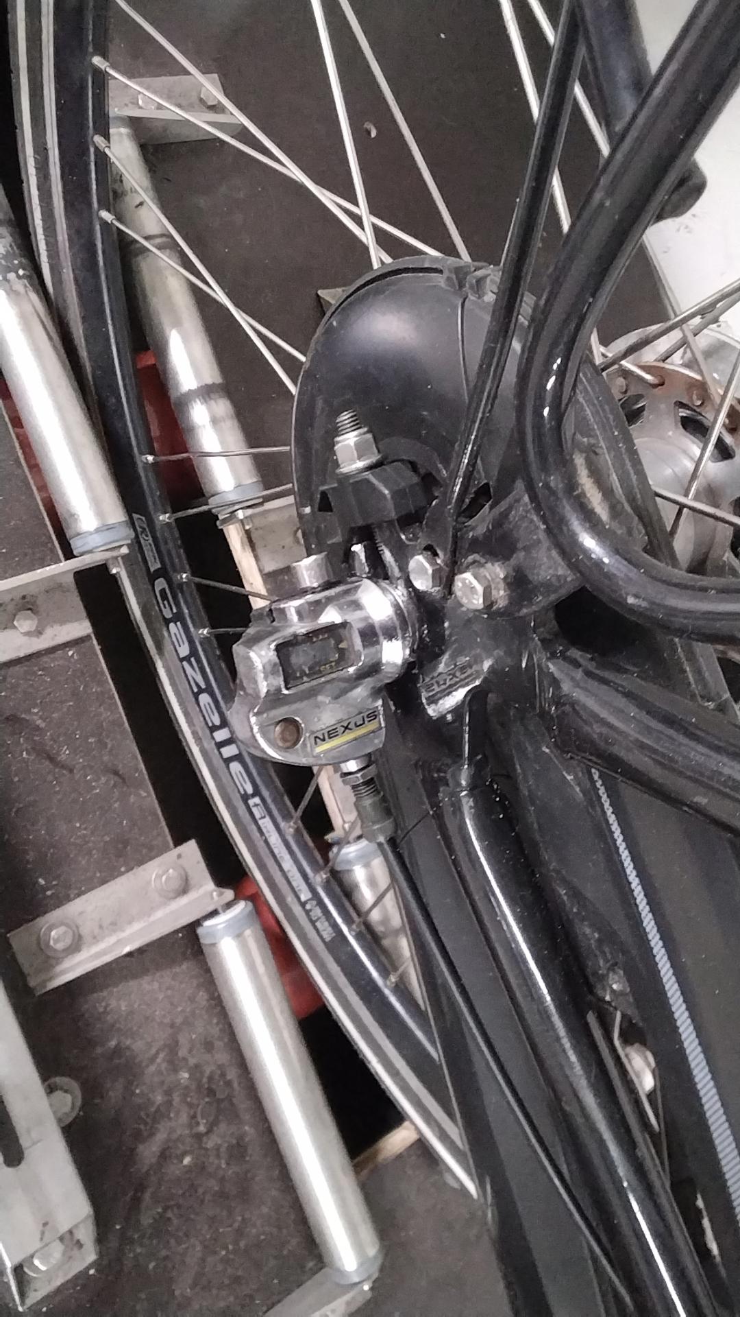 Fiets nr. 4155 Gazelle Xanta Damesfiets kleur Zwart