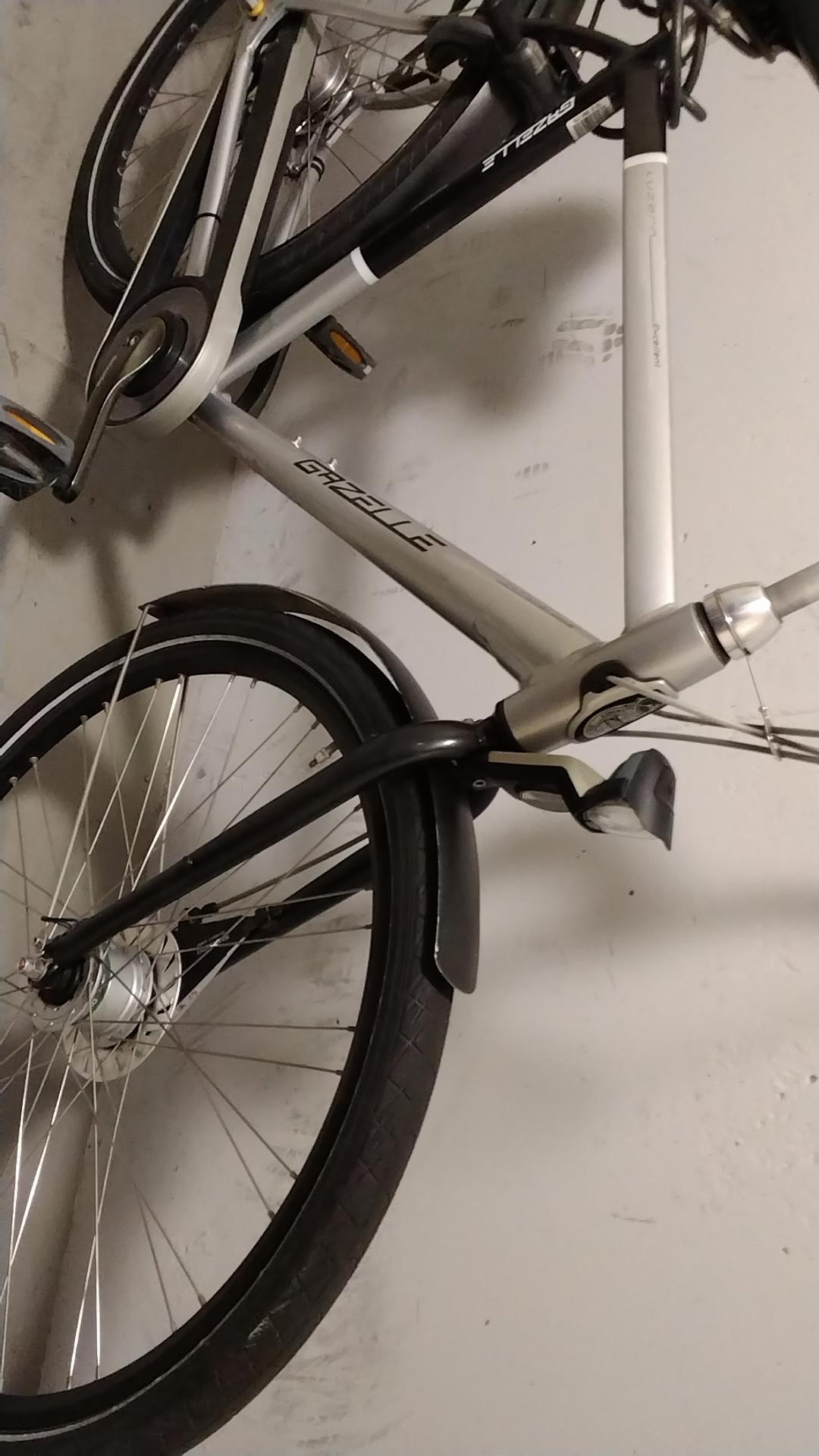 Fiets nr. 4052 Gazelle Luzern Herenfiets kleur Grijs