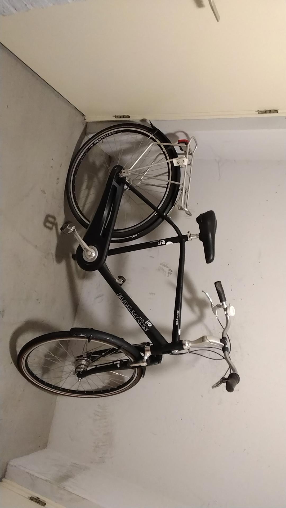 Fiets nr. 4116 Batavus Monaco Herenfiets kleur Zwart