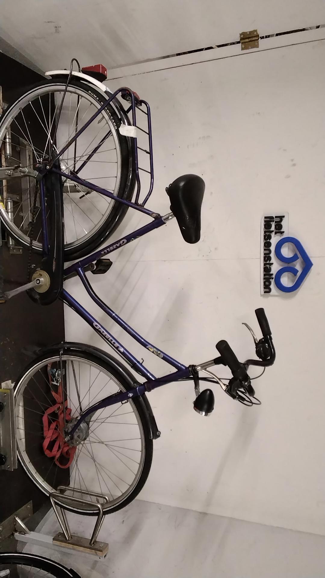 Fiets nr. 3347 Gazelle Free Damesfiets kleur Blauw