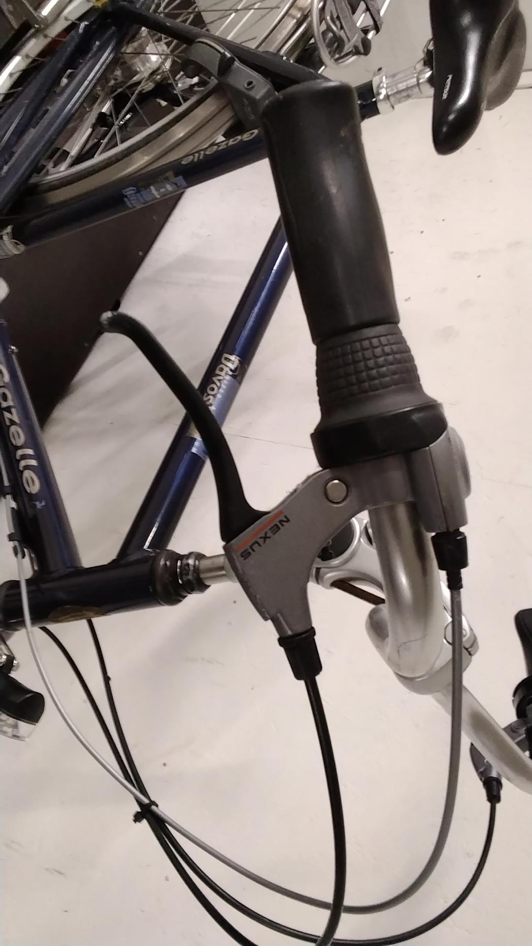 Fiets nr. 3913 Gazelle Davos Herenfiets kleur Grijs