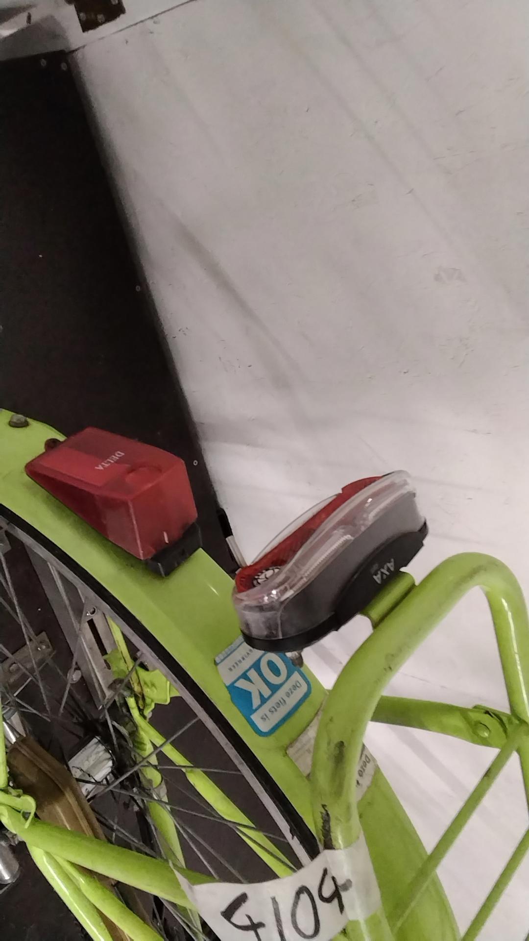 Fiets nr. 4104 Delta Nostalgie Meisjesfiets kleur Groen