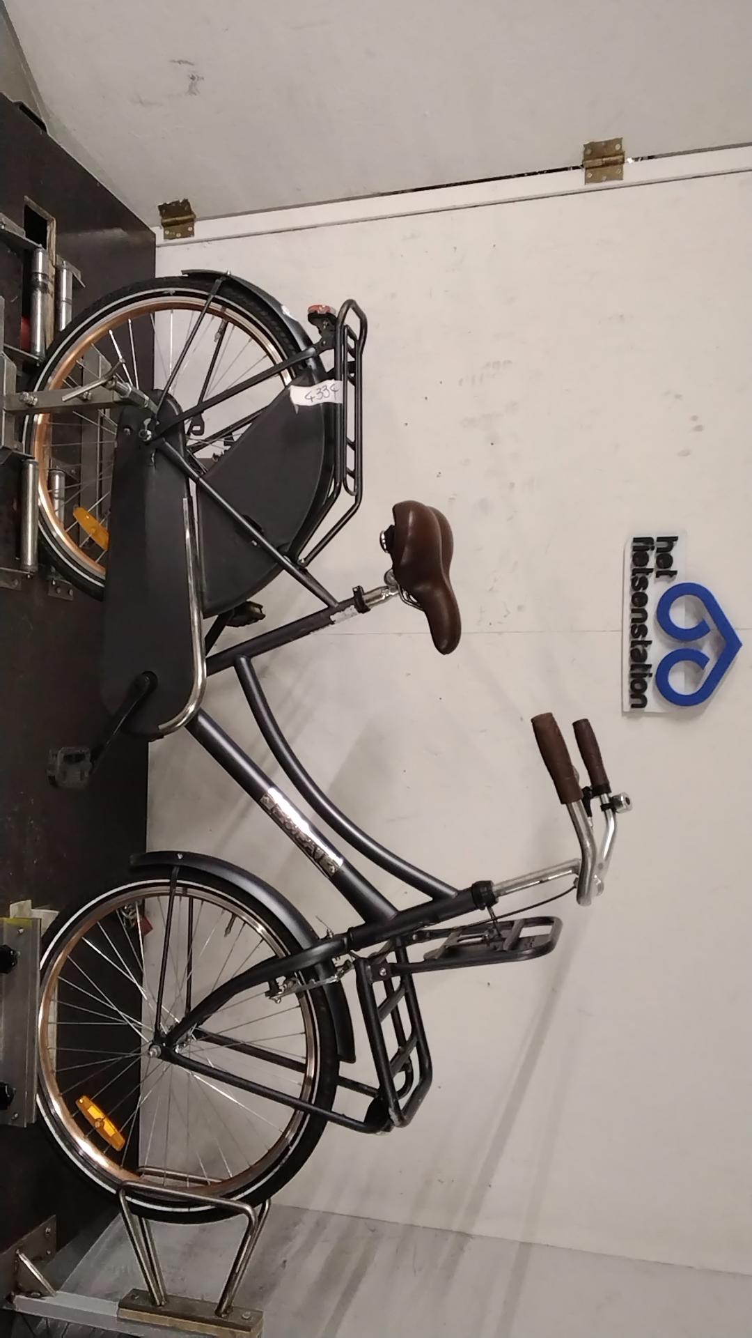 Fiets nr. 4334 Popal Transport Meisjesfiets 40 cm kleur Grijs