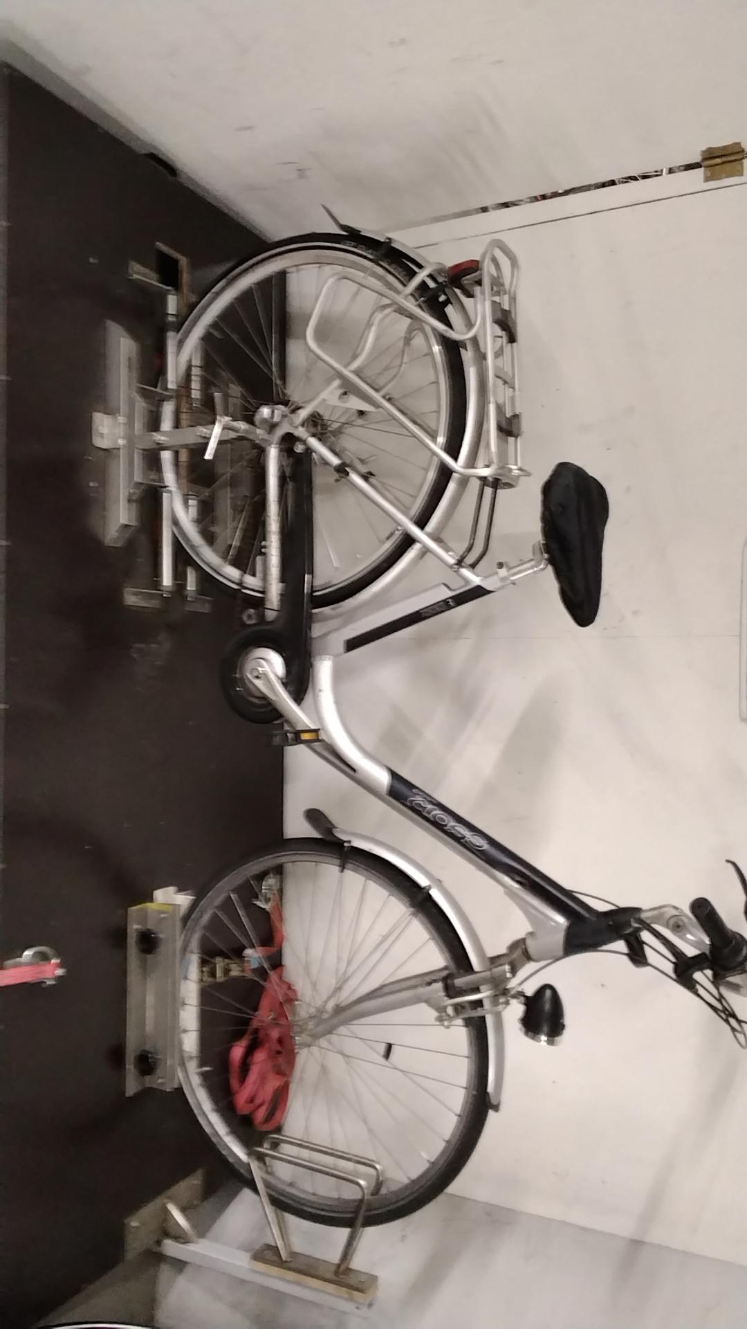 Fiets nr. 4289 Cross Trendy Damesfiets kleur Grijs