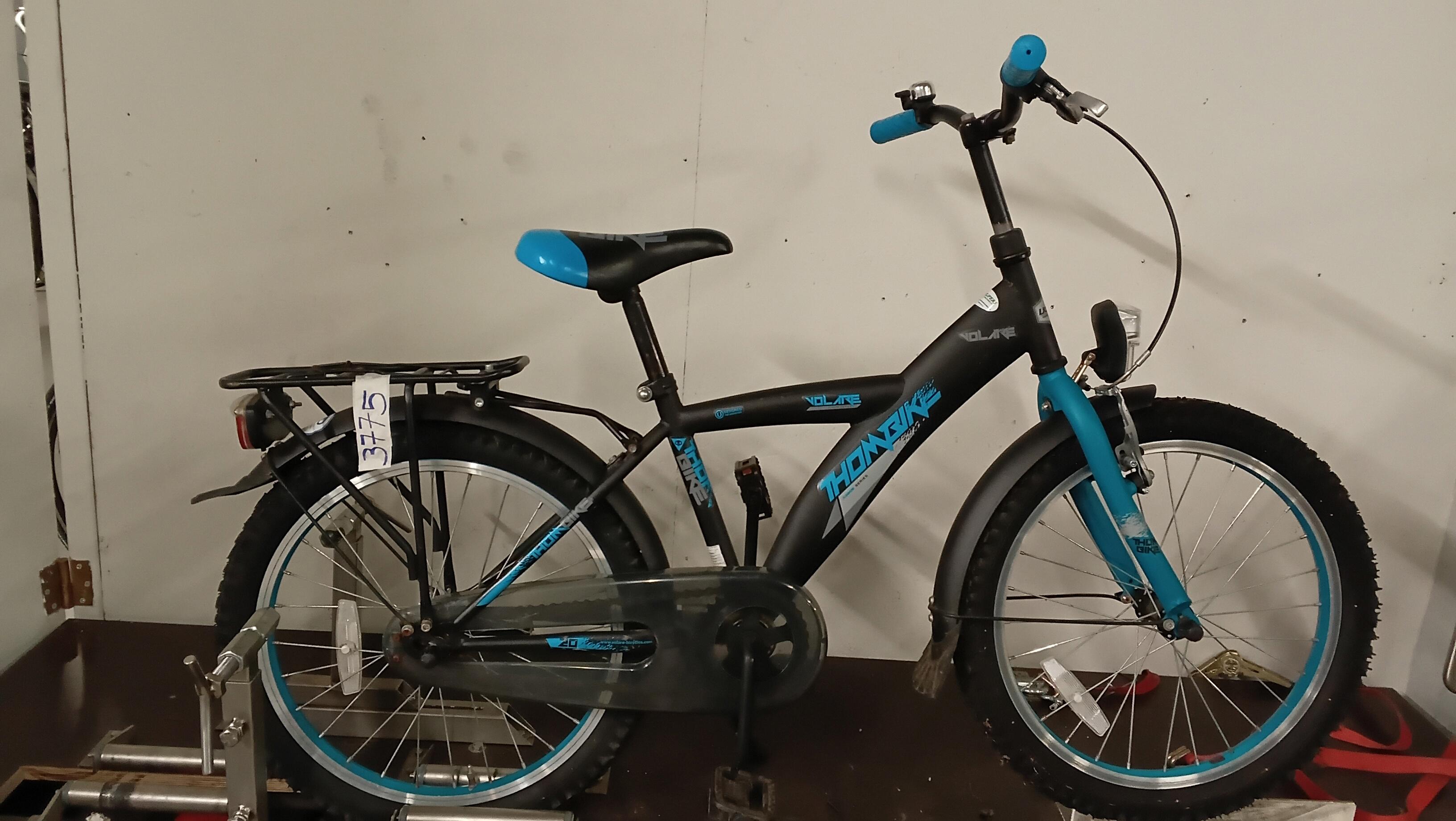 Fiets nr. 3775 Volare ThomBike Kinderfiets kleur Zwart