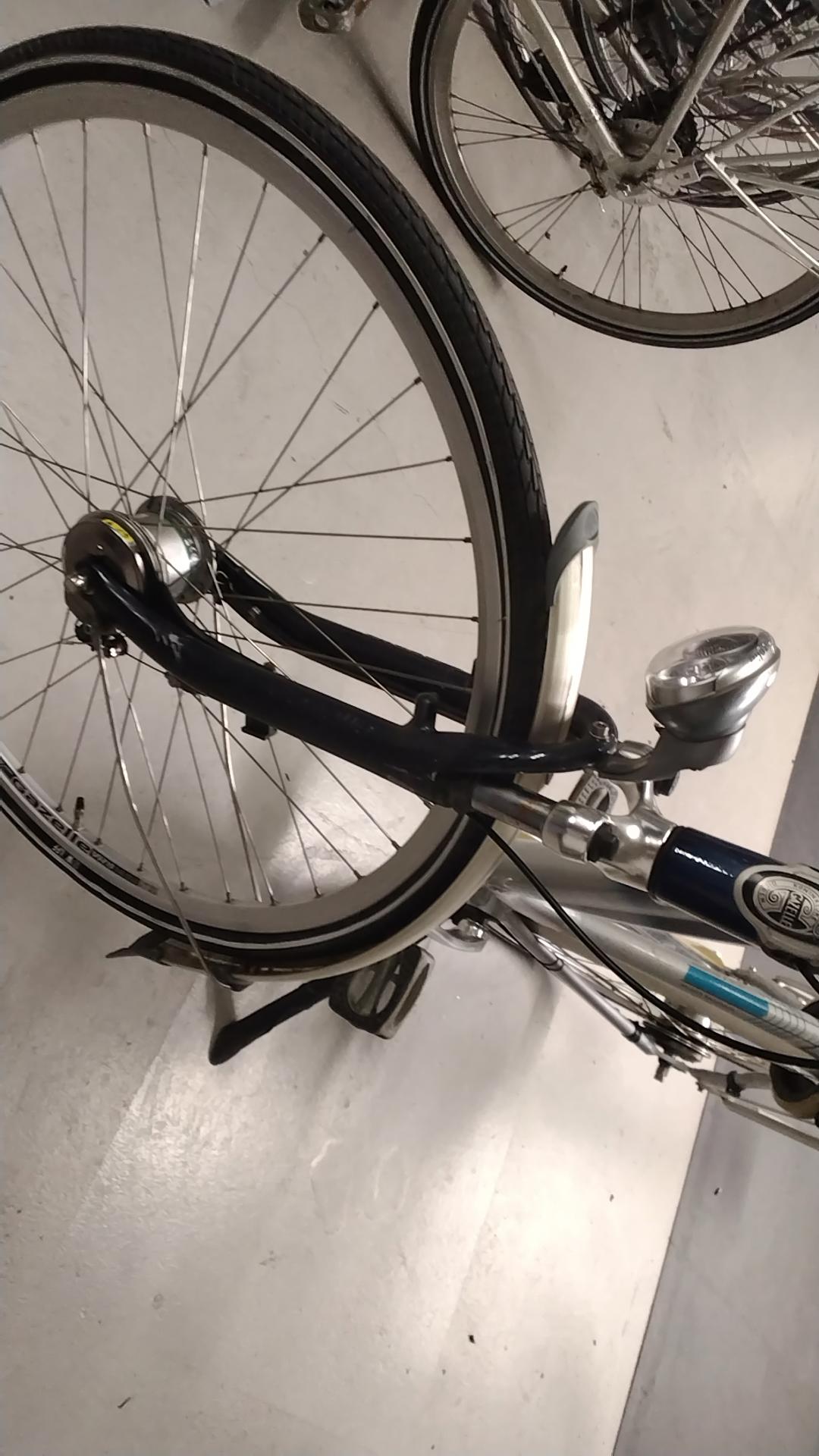 Fiets nr. 3853 Gazelle Grenoble Damesfiets kleur Grijs