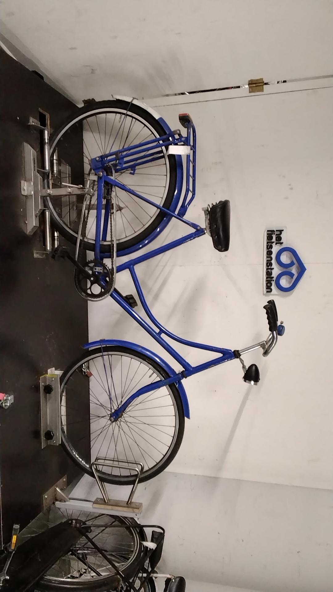 Fiets nr. 3265 Popal Omafiets Damesfiets 53 cm kleur Blauw