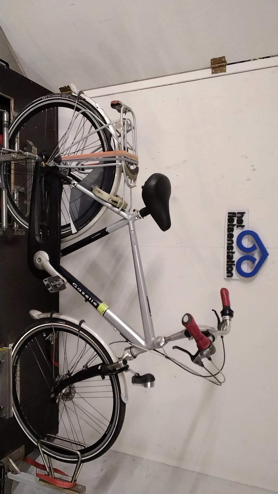 Fiets nr. 3738 Gazelle Orange Herenfiets kleur Grijs